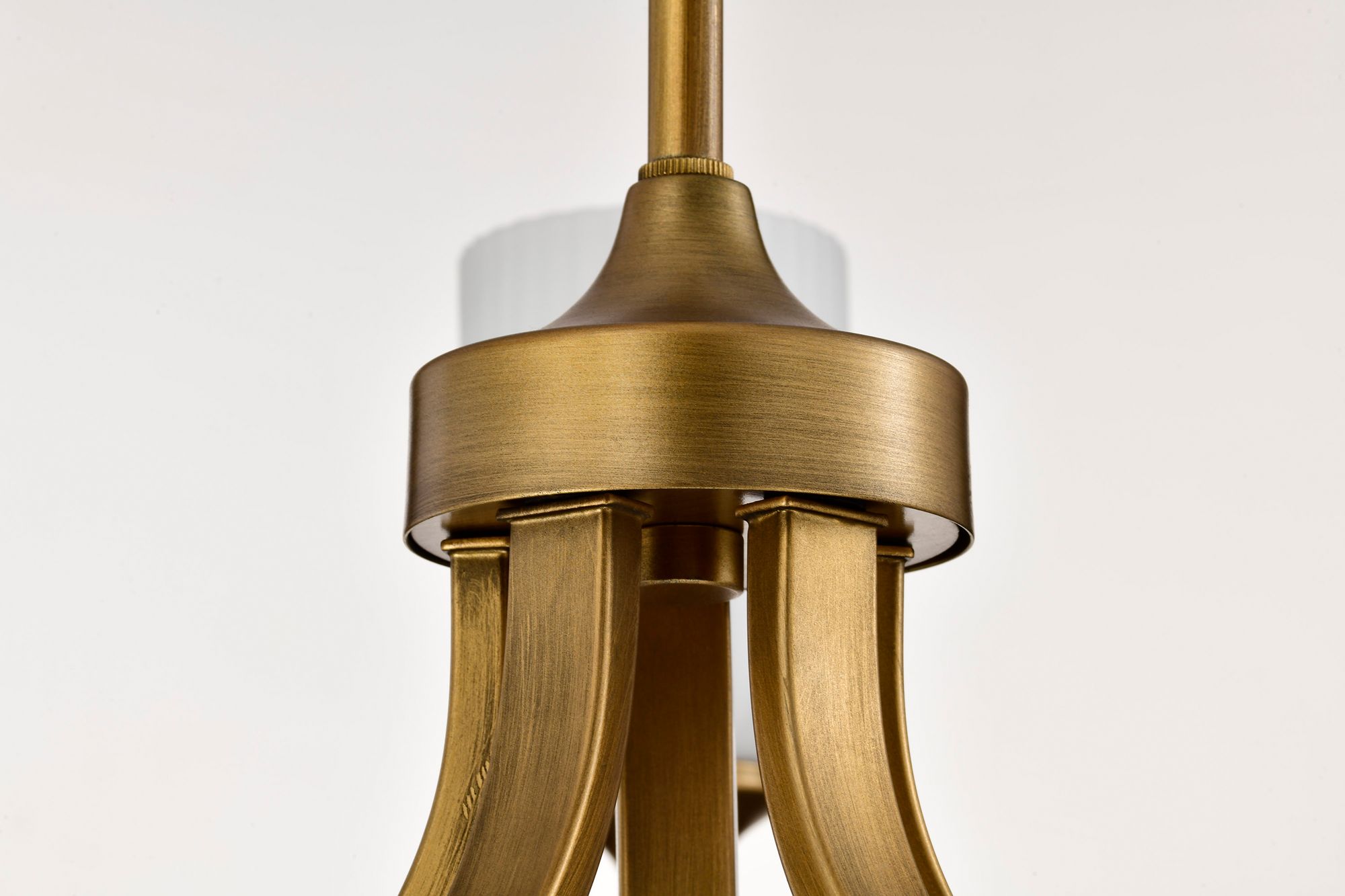 Nuvo Solara 30" Wide Natural Brass 5 Light Chandelier