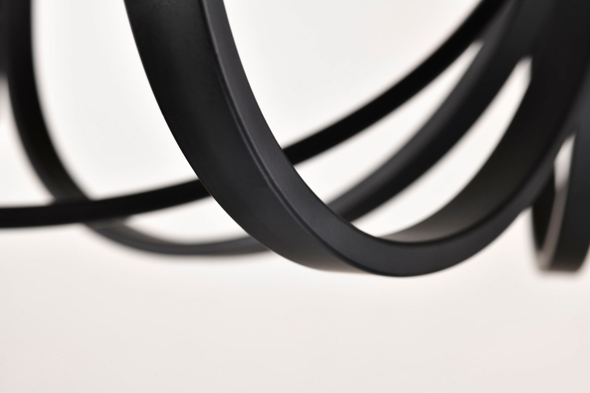 Nuvo Solara 40" Wide Matte Black 7 Light Chandelier