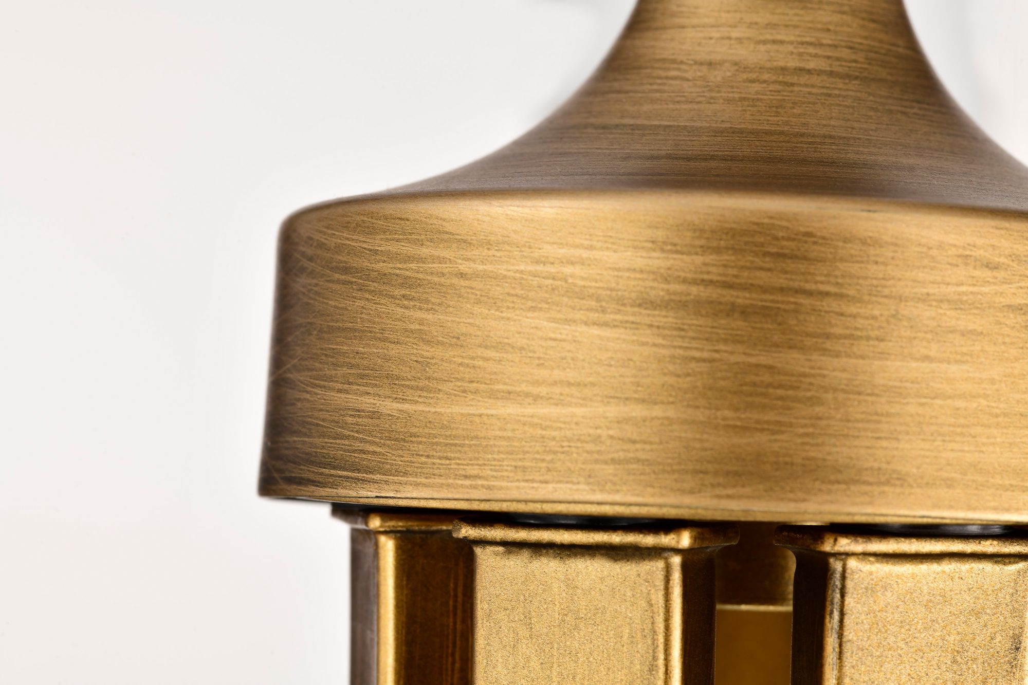 Image 7 Nuvo Solara 40" Wide Natural Brass 7 Light Chandelier more views