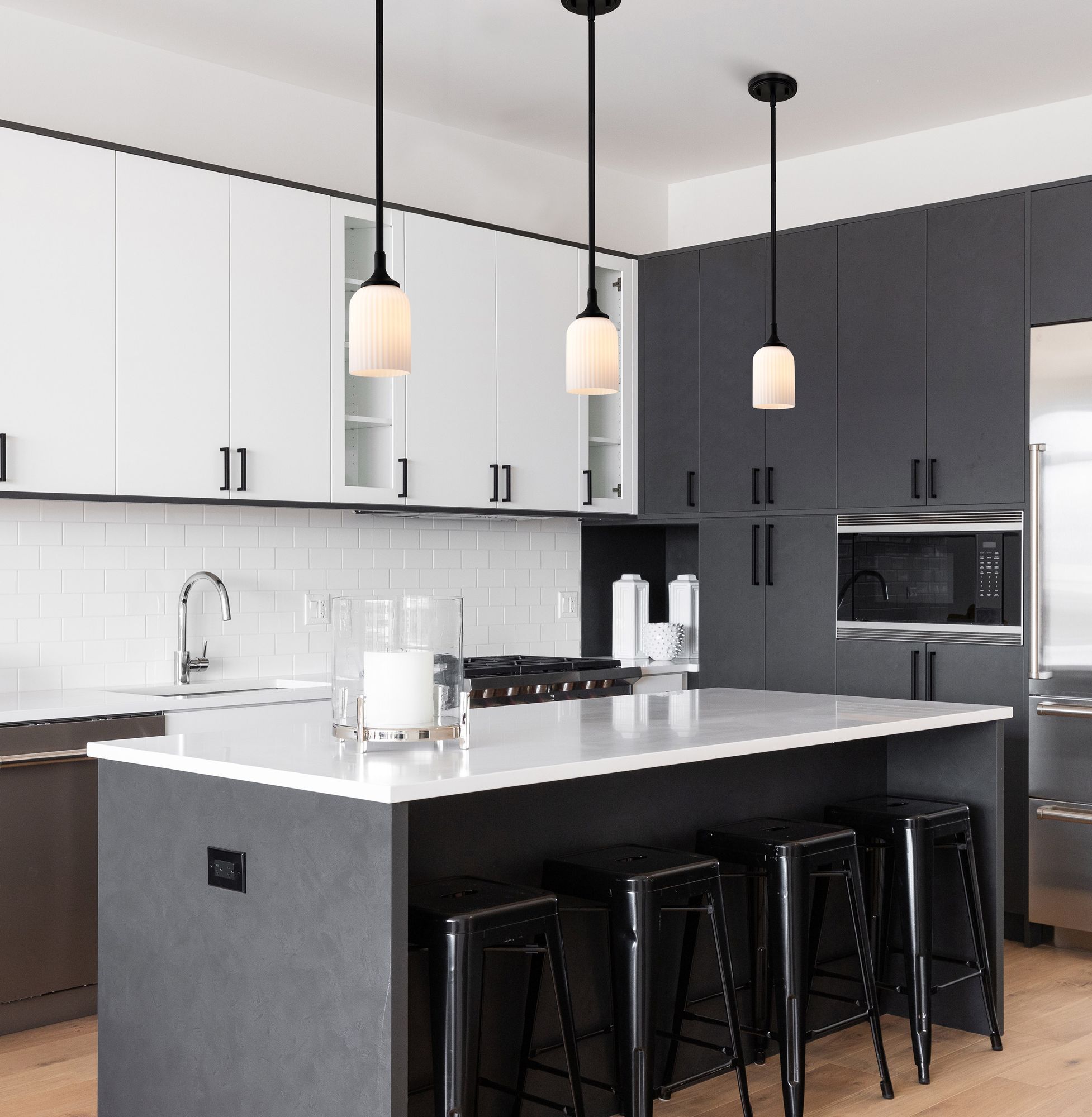 Nuvo Solara 5" Wide Matte Black Mini Pendant