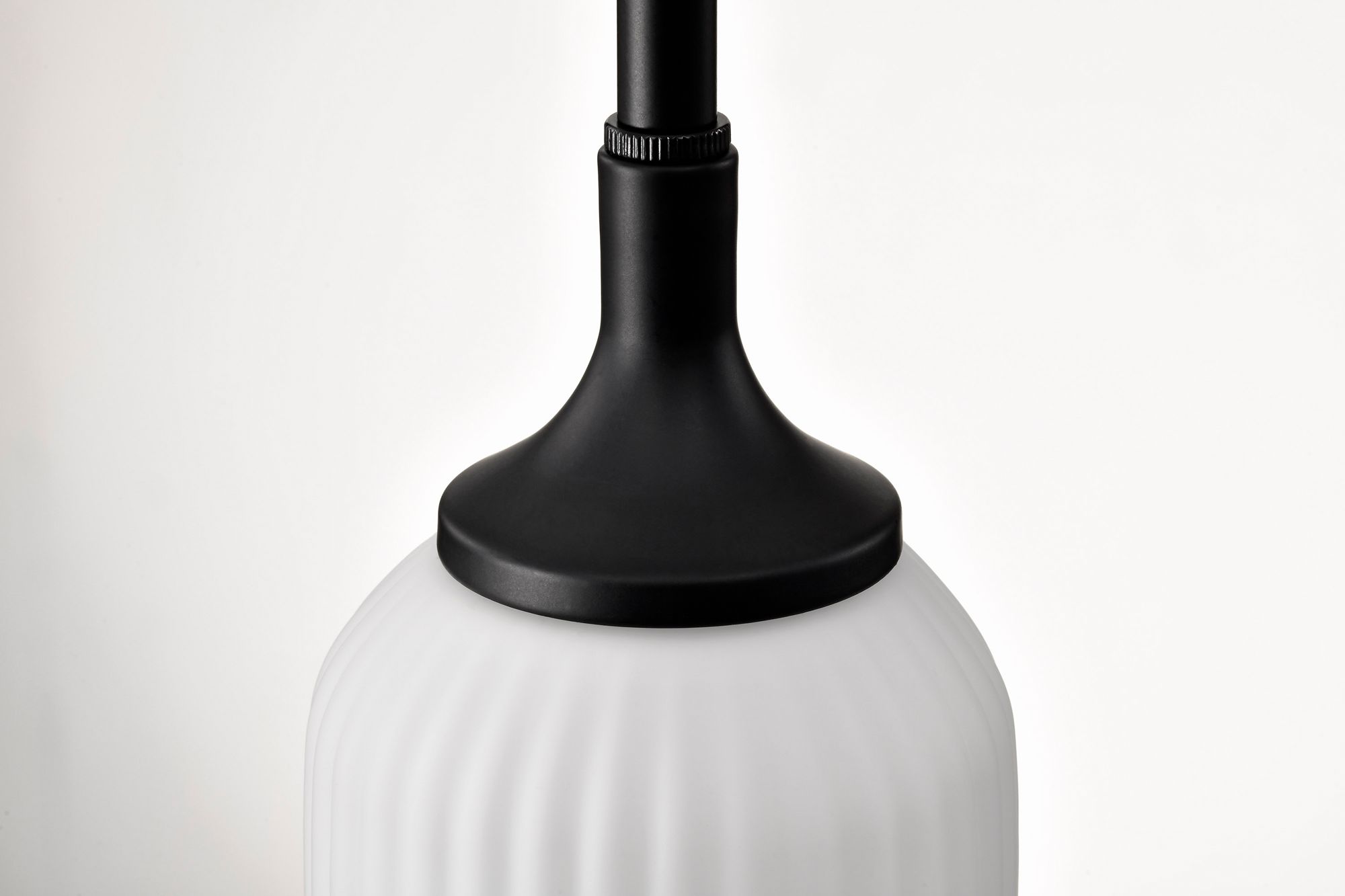 Image 7 Nuvo Solara 5" Wide Matte Black Mini Pendant more views