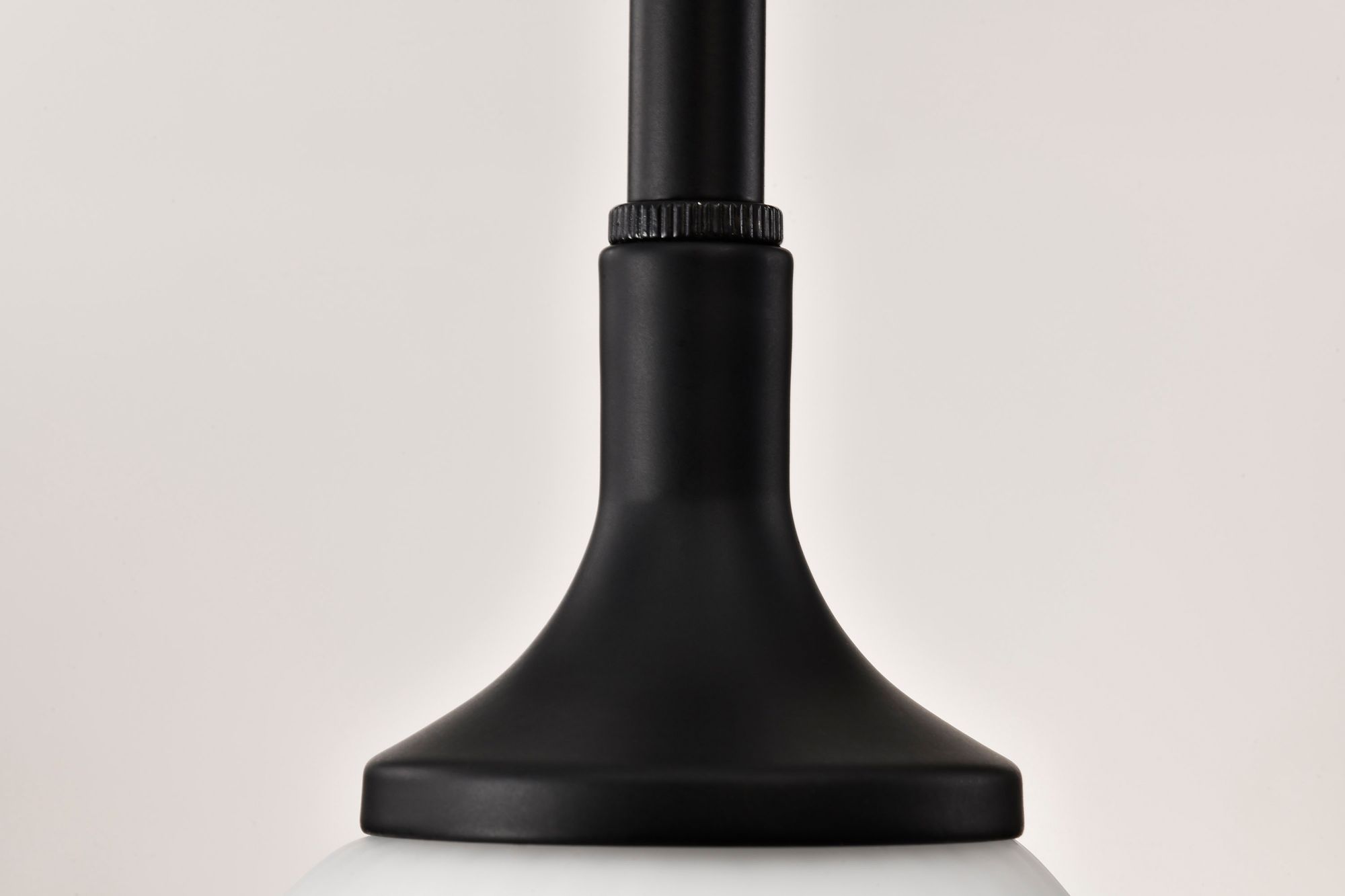 Nuvo Solara 5" Wide Matte Black Mini Pendant