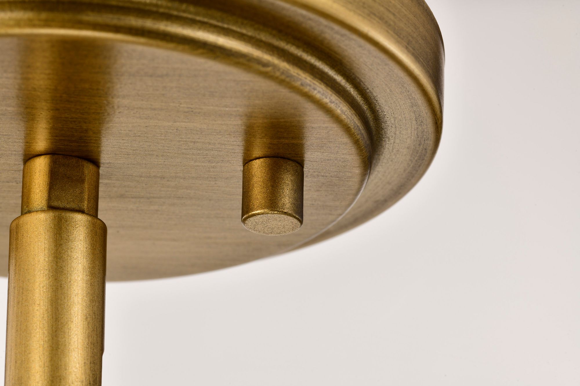 Nuvo Solara 5" Wide Natural Brass Mini Pendant