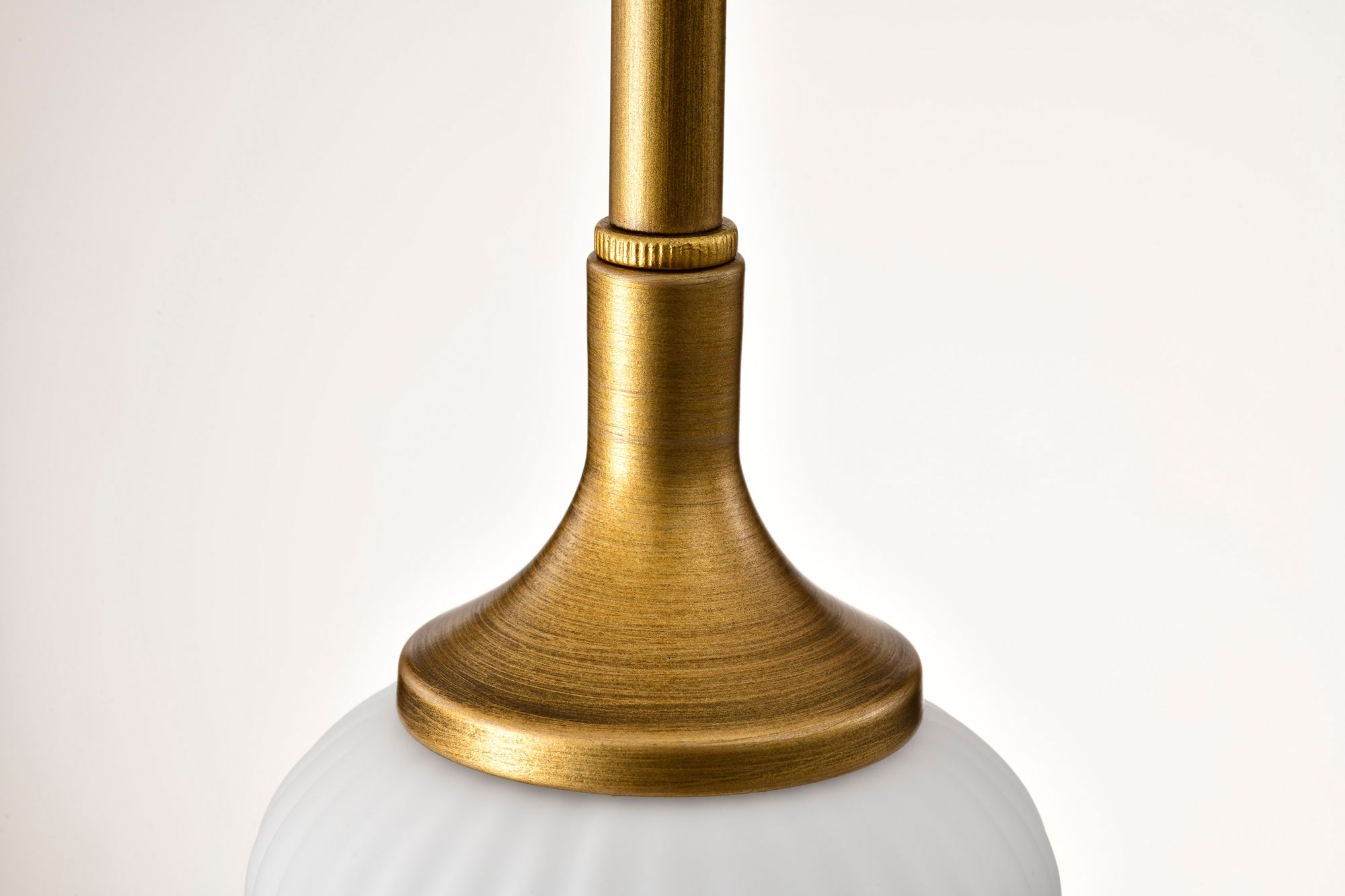 Nuvo Solara 5" Wide Natural Brass Mini Pendant