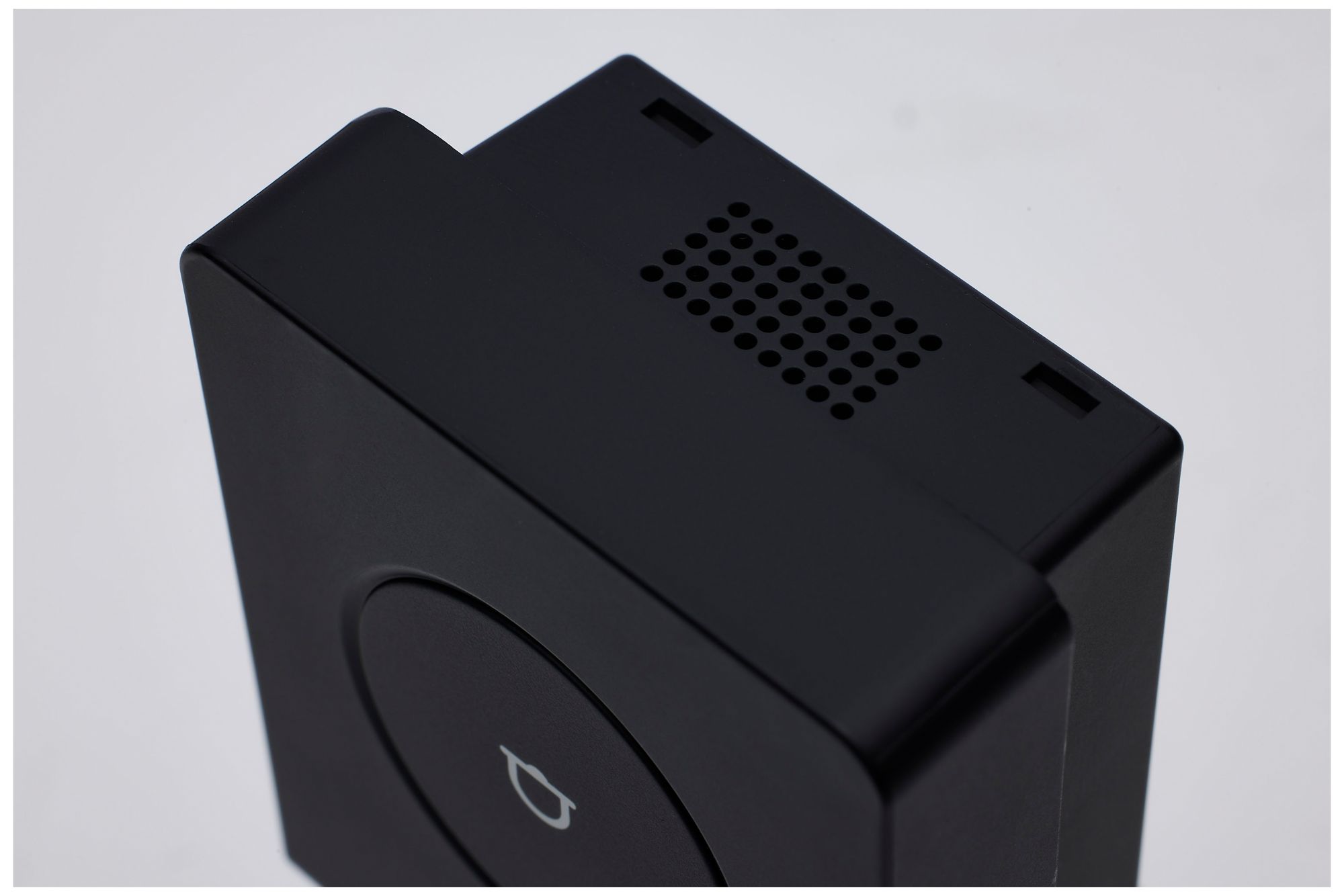 Nuvo Starfish 5 1/2" High Black SMART Doorbell Security Camera