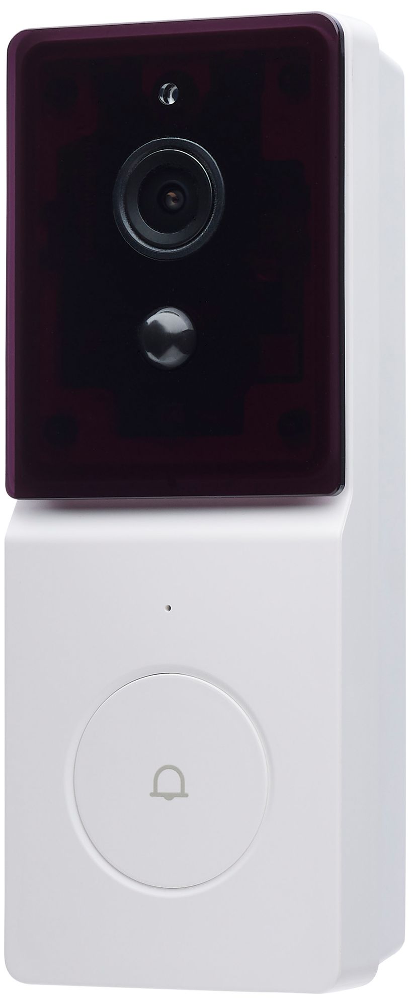 Nuvo Starfish 5 1/2" High White SMART Doorbell Security Camera
