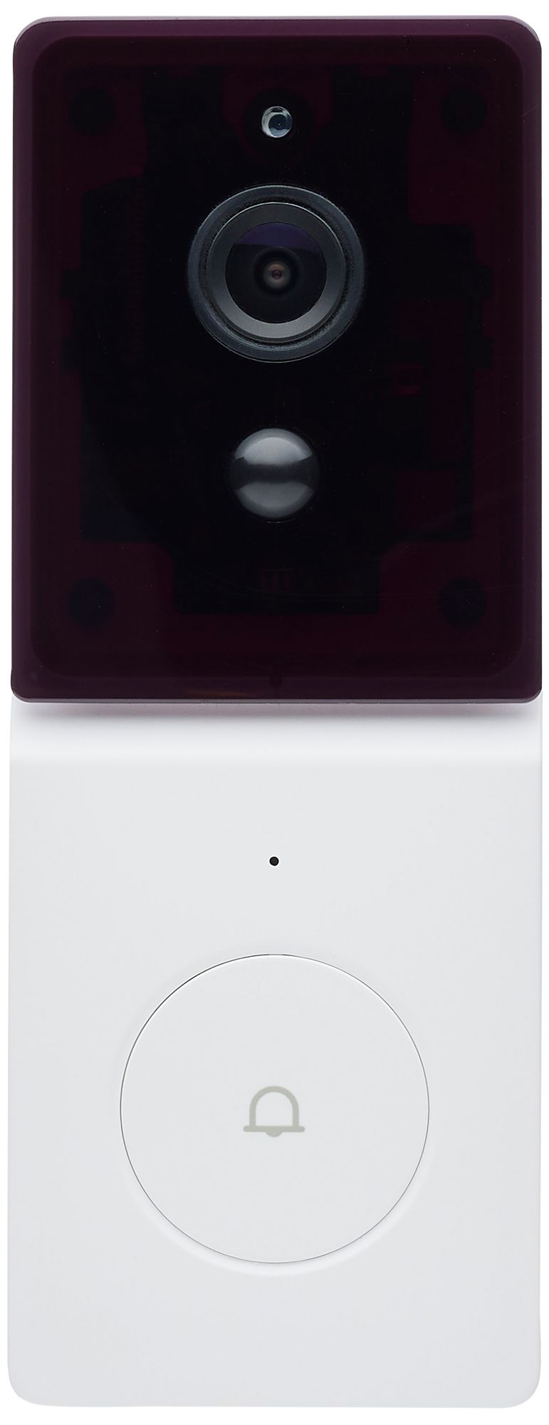 Image 2 Nuvo Starfish 5 1/2" High White SMART Doorbell Security Camera more views
