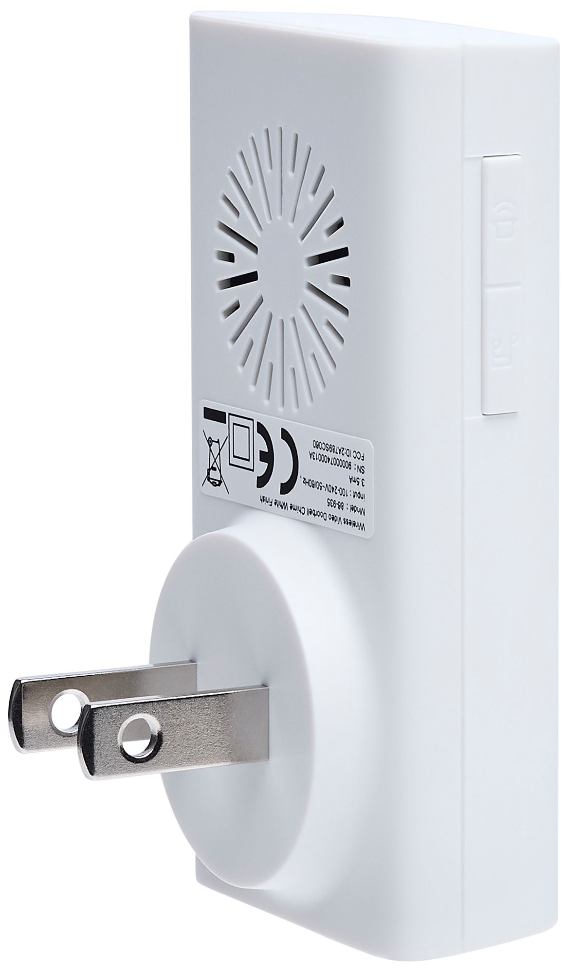 Image 6 Nuvo Starfish 5 1/2" High White SMART Doorbell Security Camera more views