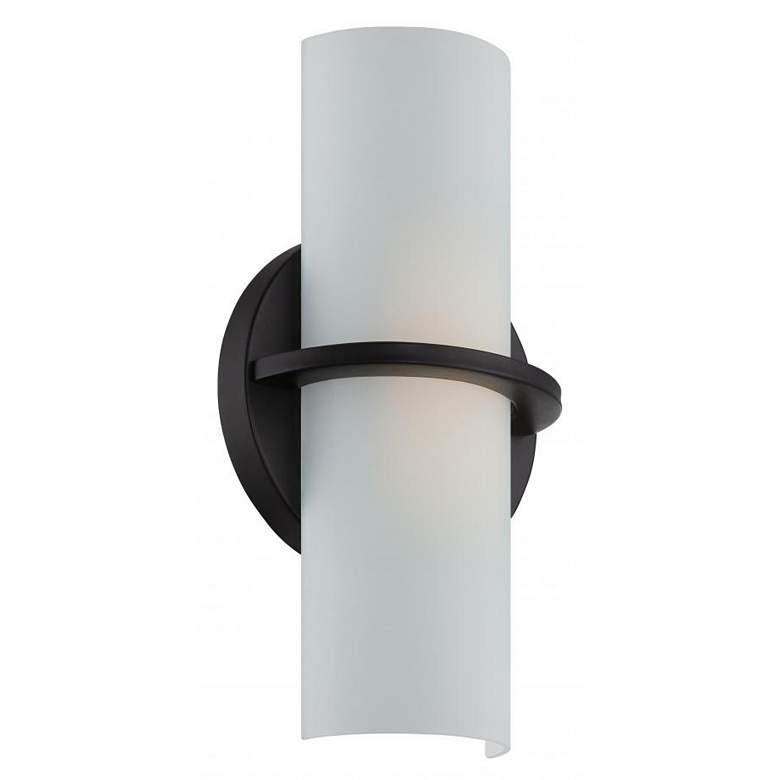 Image 1 Nuvo Tucker 11 1/2" High Aged Bronze LED Wall Sconce