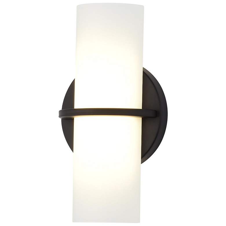 Image 2 Nuvo Tucker 11 1/2" High Aged Bronze LED Wall Sconce more views