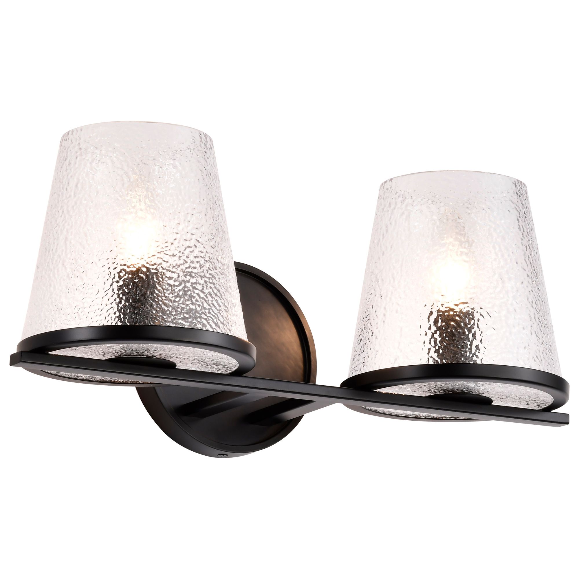 Image 4 Nuvo Valentine 16" Wide Black 2 Light Vanity more views