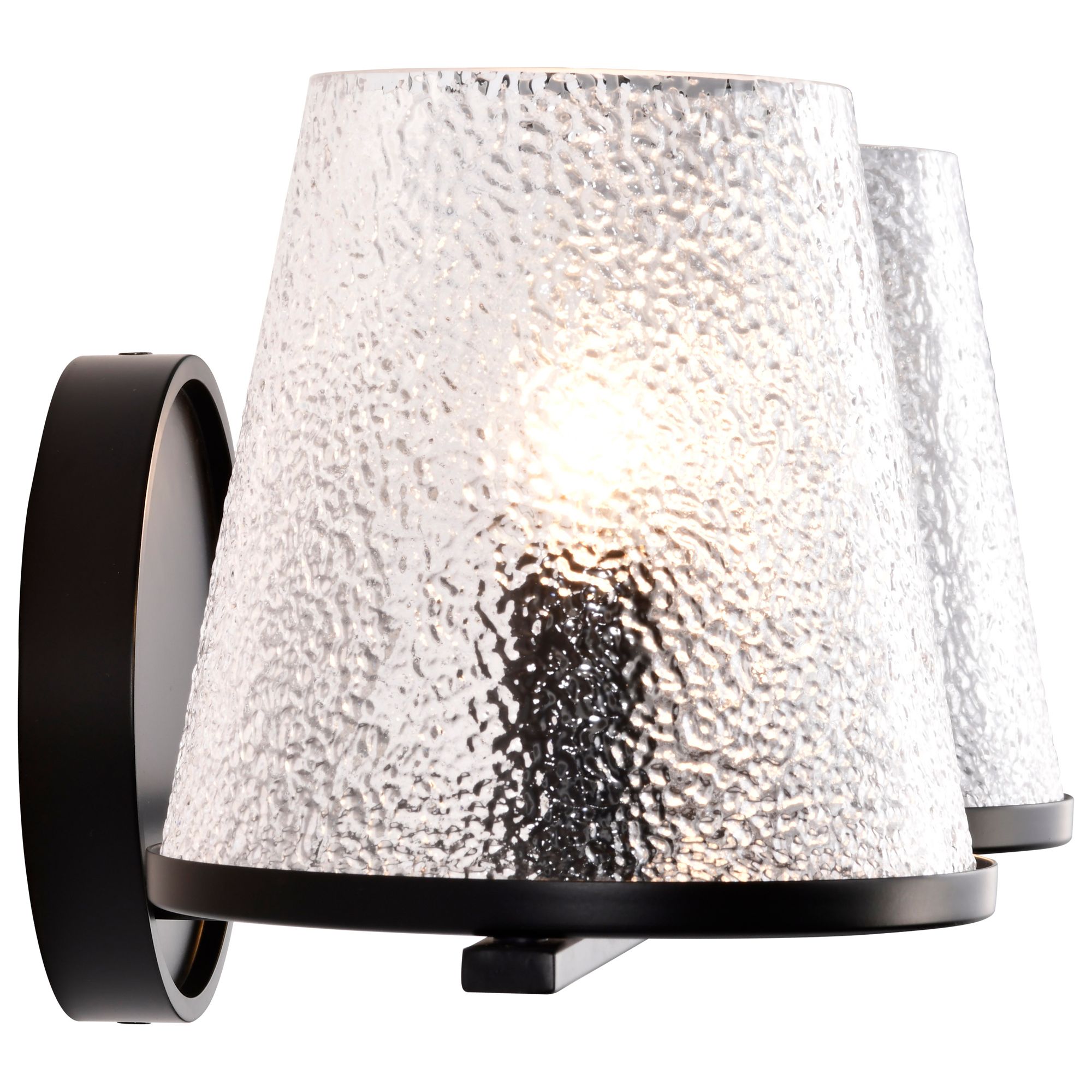 Nuvo Valentine 16" Wide Black 2 Light Vanity