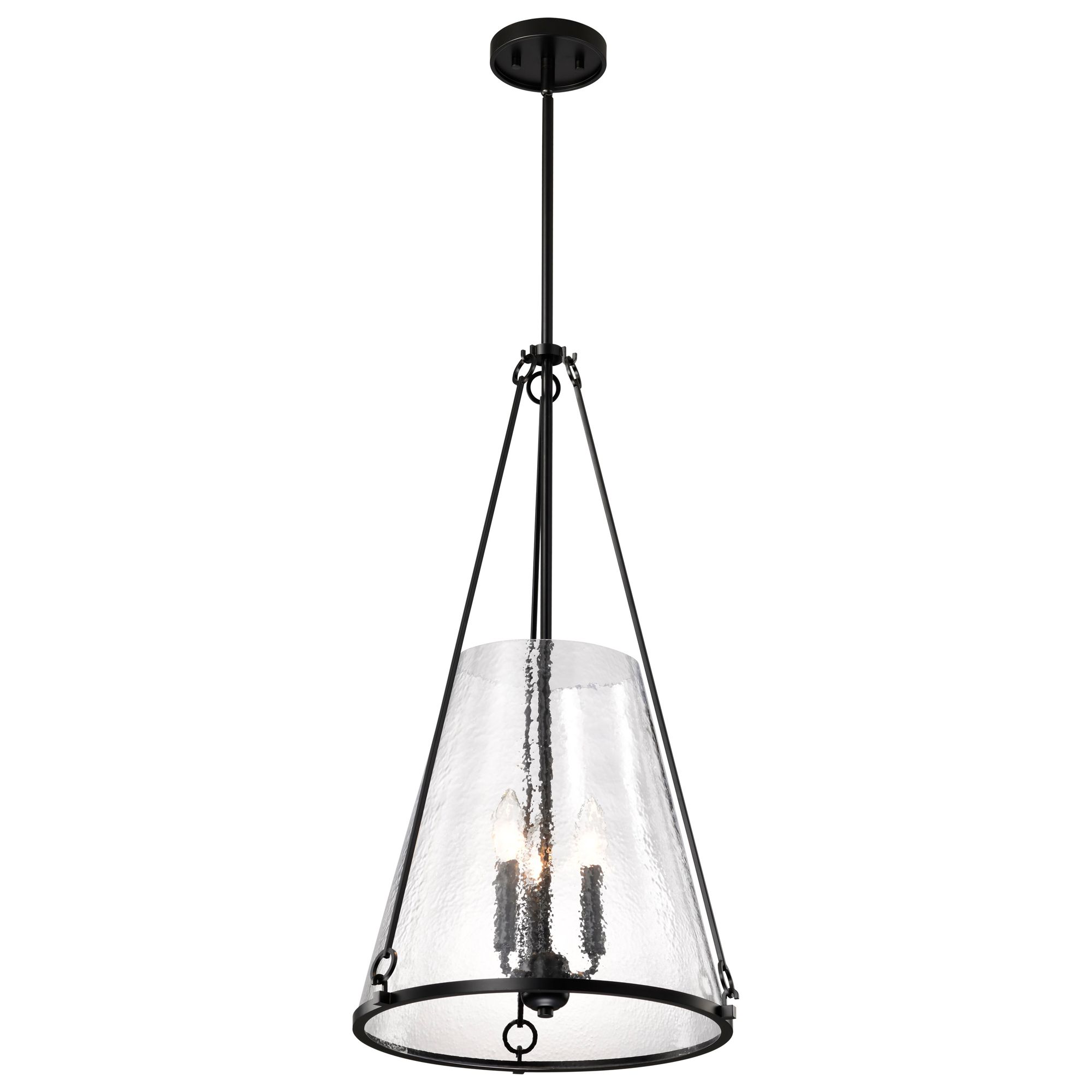 Image 6 Nuvo Valentine 16" Wide Black Large Pendant more views