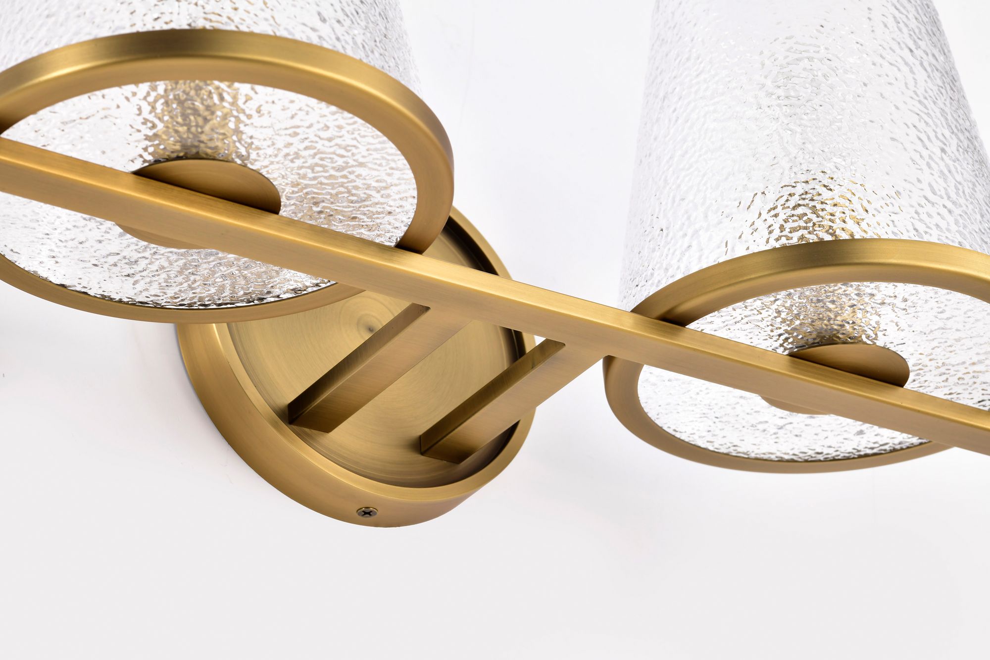 Nuvo Valentine 16" Wide Vintage Brass 2 Light Vanity