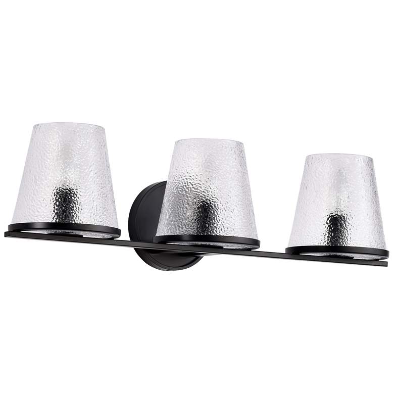 Image 1 Nuvo Valentine 24" Wide Black 3 Light Vanity