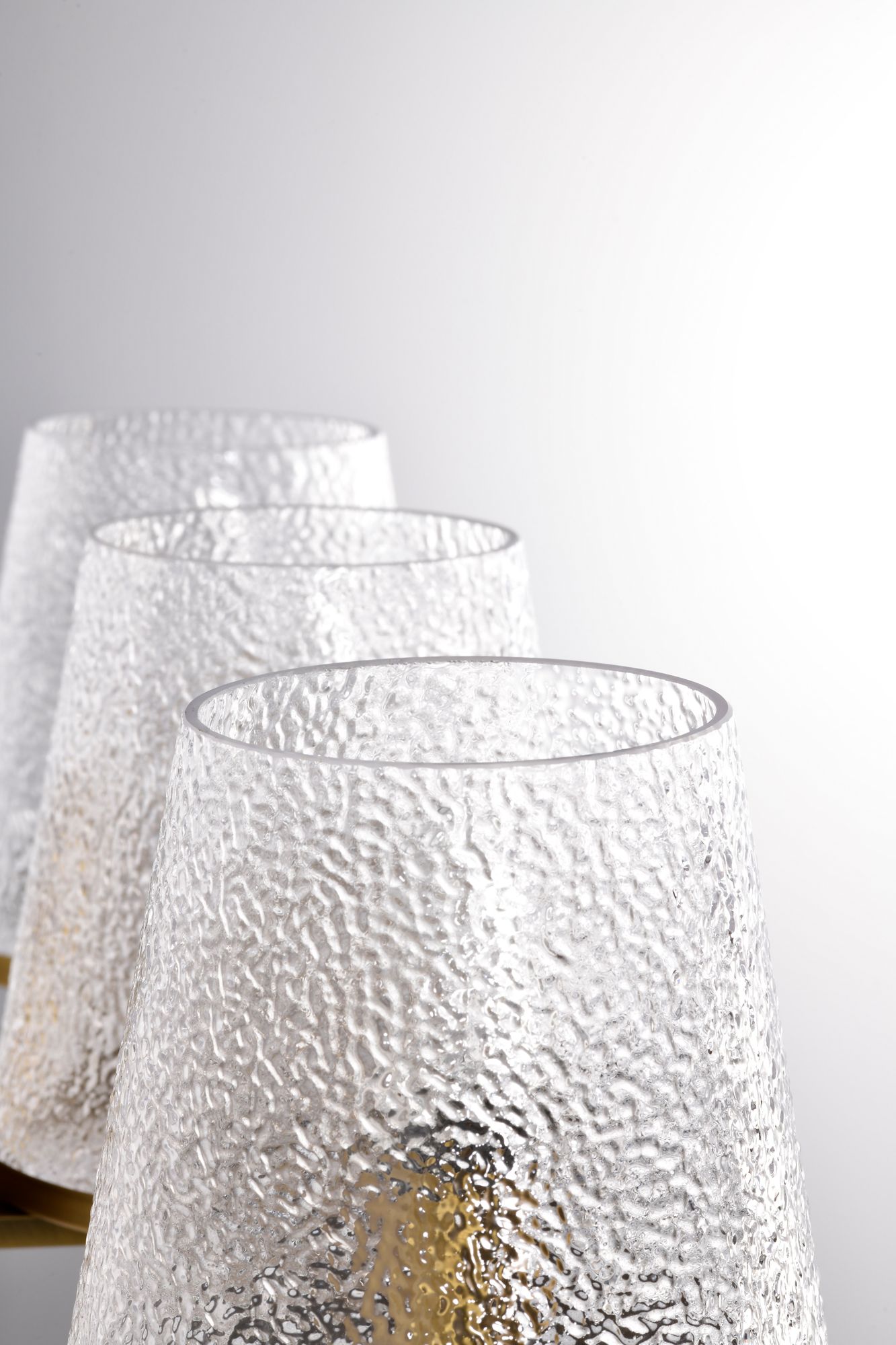 Nuvo Valentine 24" Wide Vintage Brass 3 Light Vanity