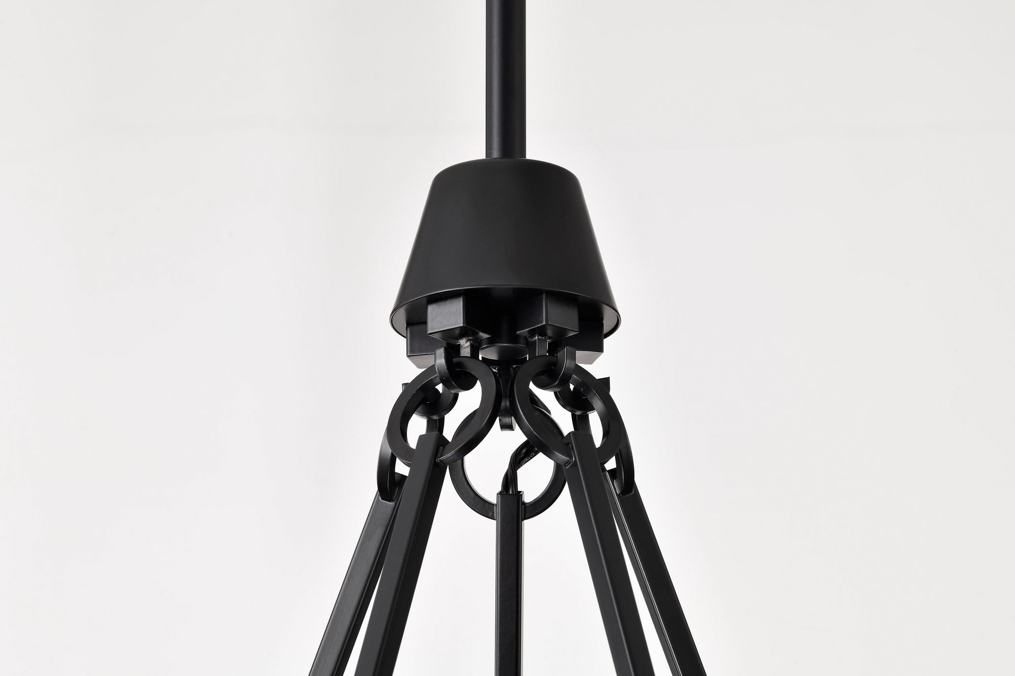 Image 7 Nuvo Valentine 30" Wide Black 5 Light Chandelier more views