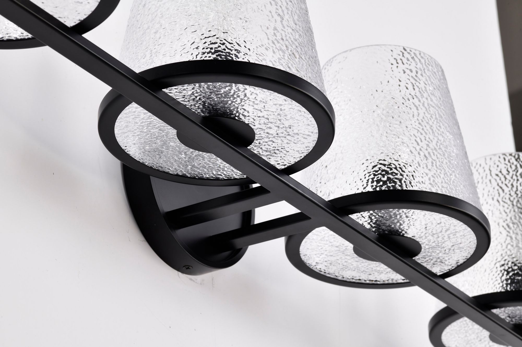 Nuvo Valentine 32" Wide Black 4 Light Vanity