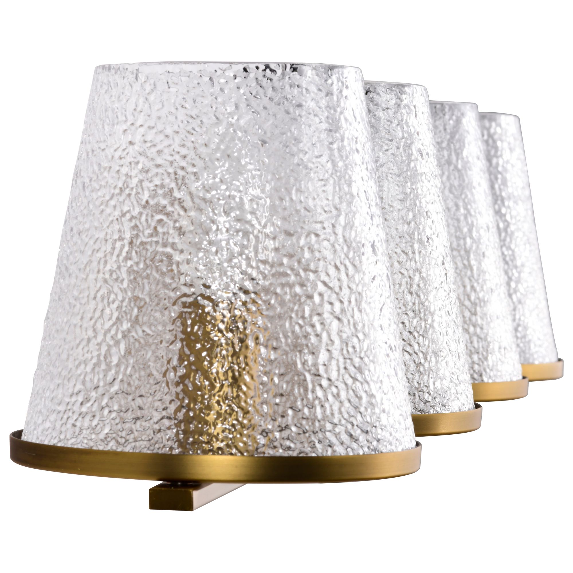 Image 7 Nuvo Valentine 32" Wide Vintage Brass 4 Light Vanity more views