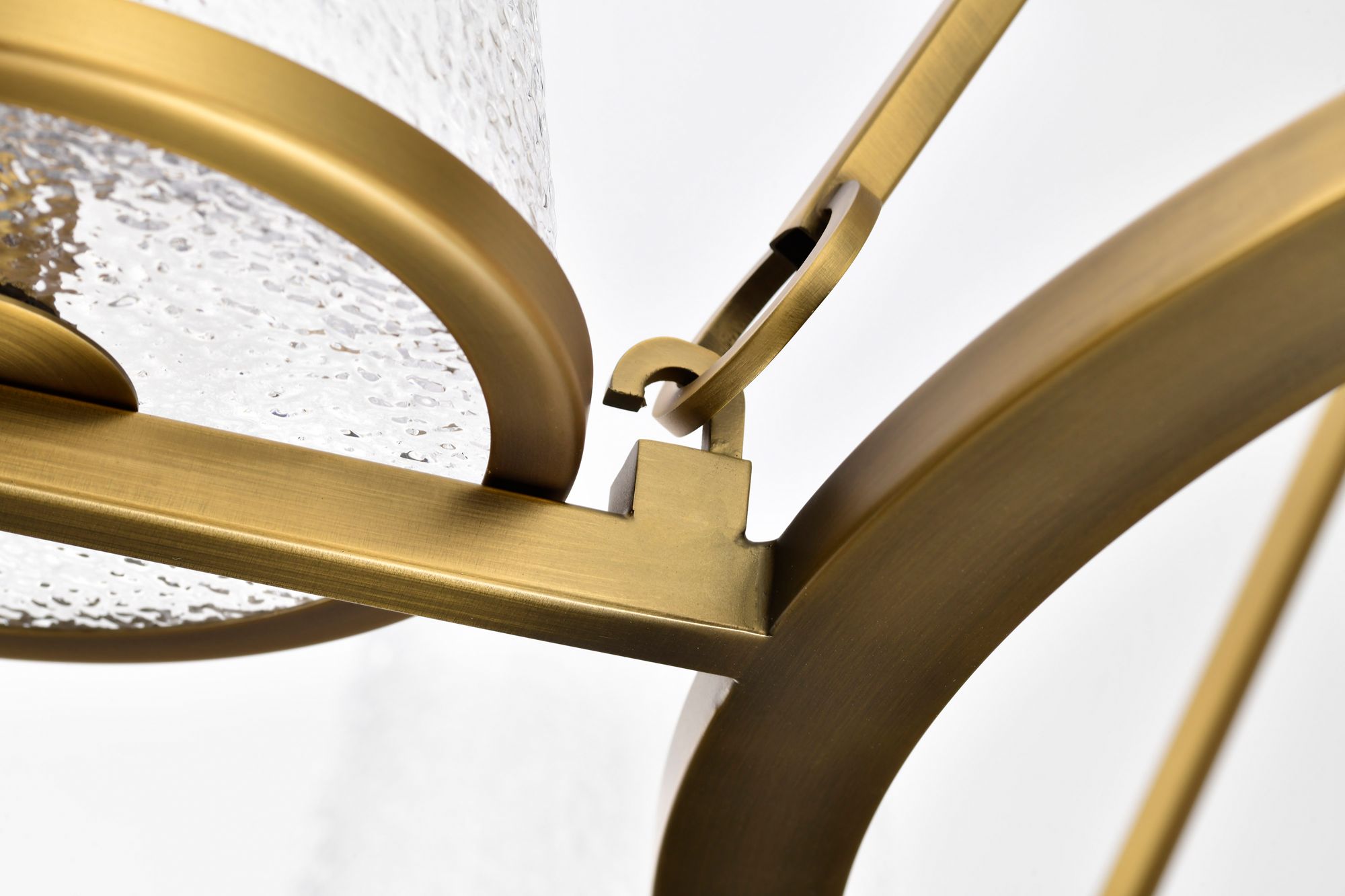 Nuvo Valentine 40" Wide Vintage Brass 7 Light Chandelier