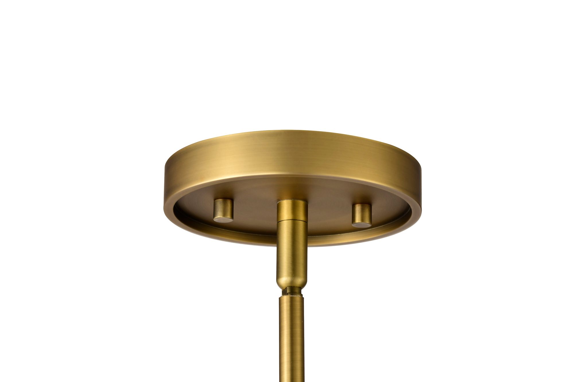 Image 7 Nuvo Valentine 40" Wide Vintage Brass 7 Light Chandelier more views