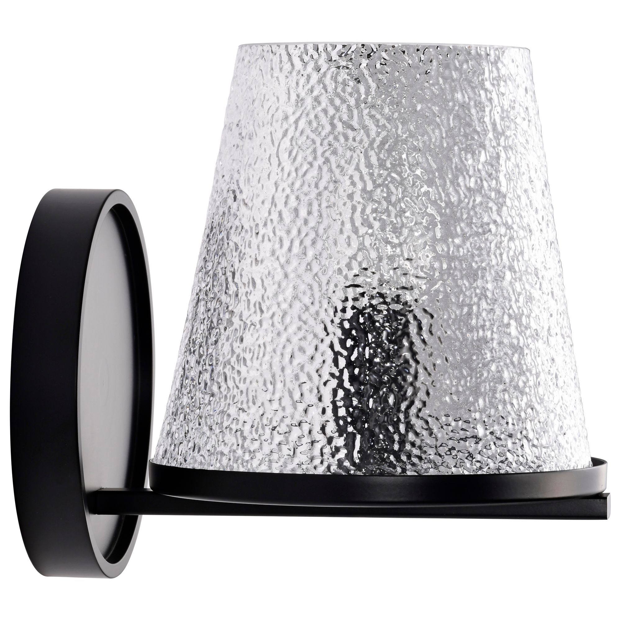 Image 7 Nuvo Valentine 7" High Black 1 Light Vanity more views