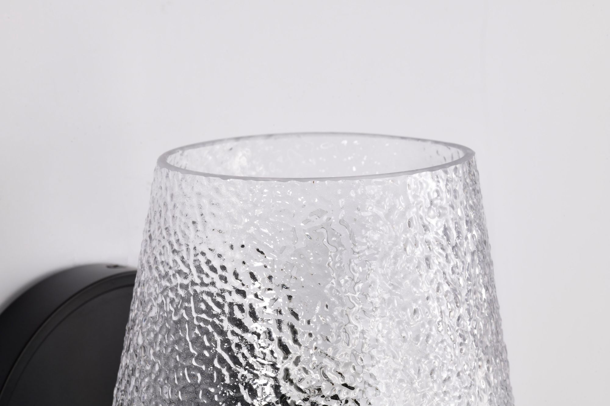 Nuvo Valentine 7" High Black 1 Light Vanity