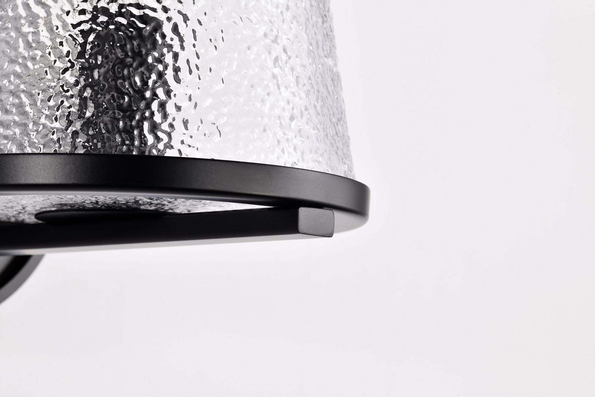 Nuvo Valentine 7" High Black 1 Light Vanity