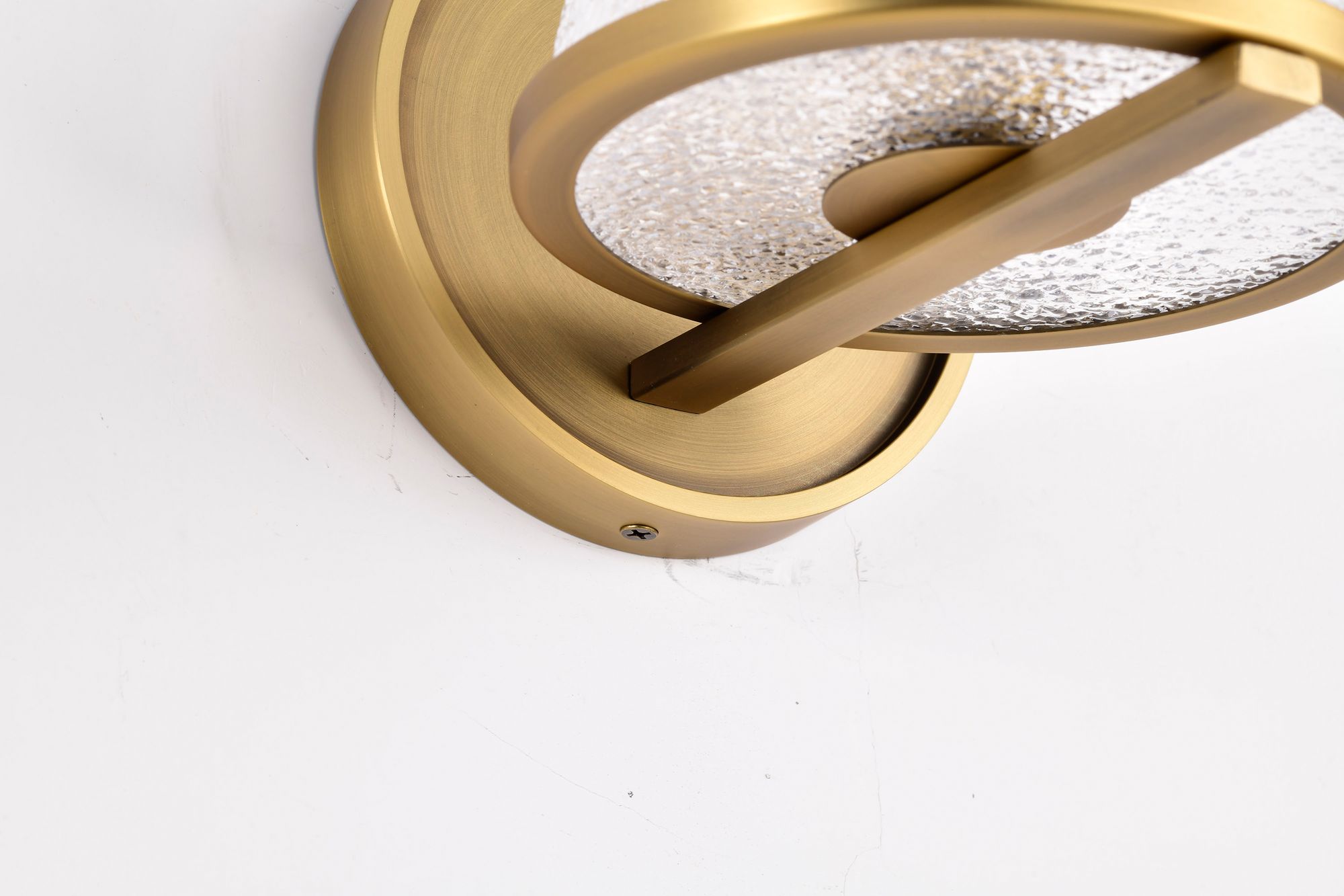 Nuvo Valentine 7" High Vintage Brass 1 Light Vanity