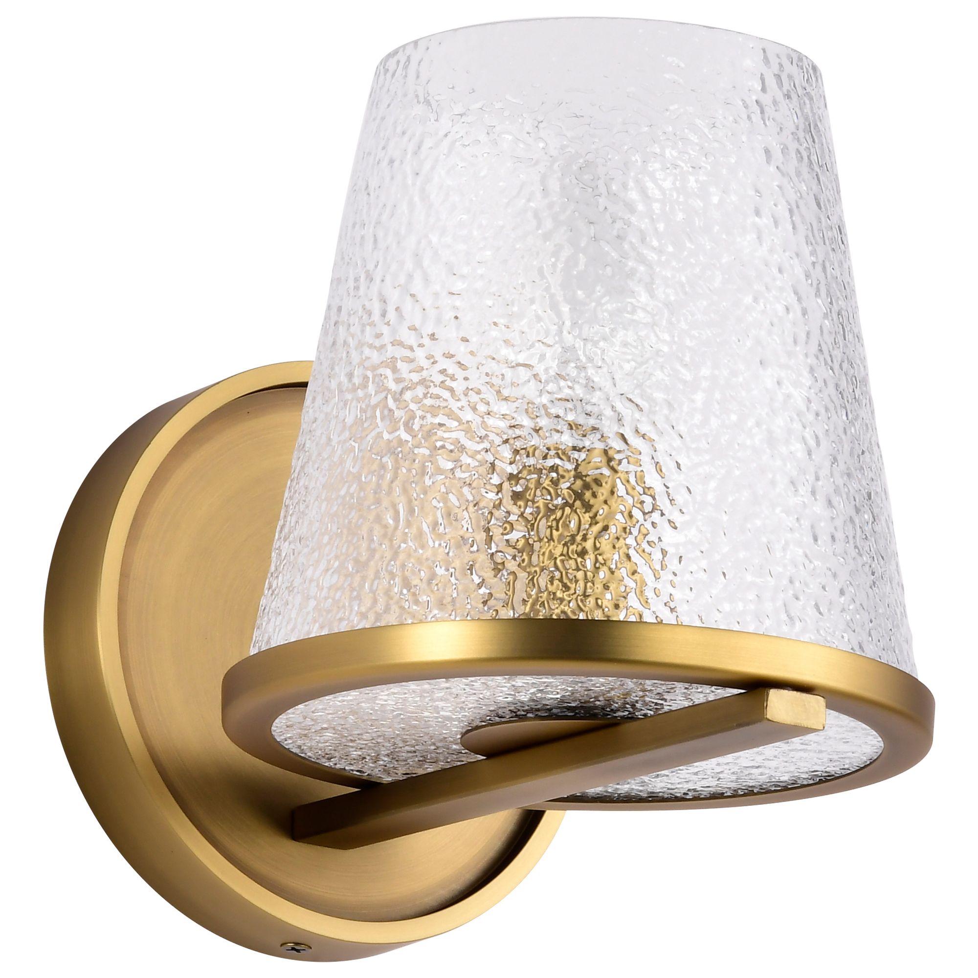 Image 3 Nuvo Valentine 7" High Vintage Brass 1 Light Vanity more views