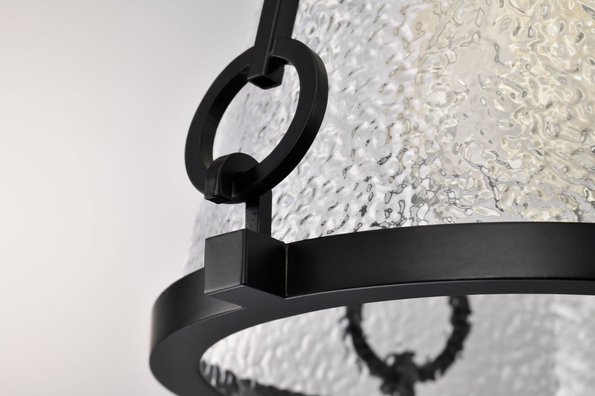 Nuvo Valentine 8" Wide Black Small Pendant