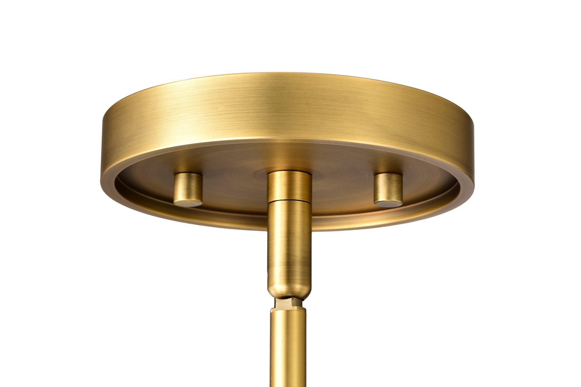 Nuvo Valentine 8" Wide Vintage Brass Small Pendant