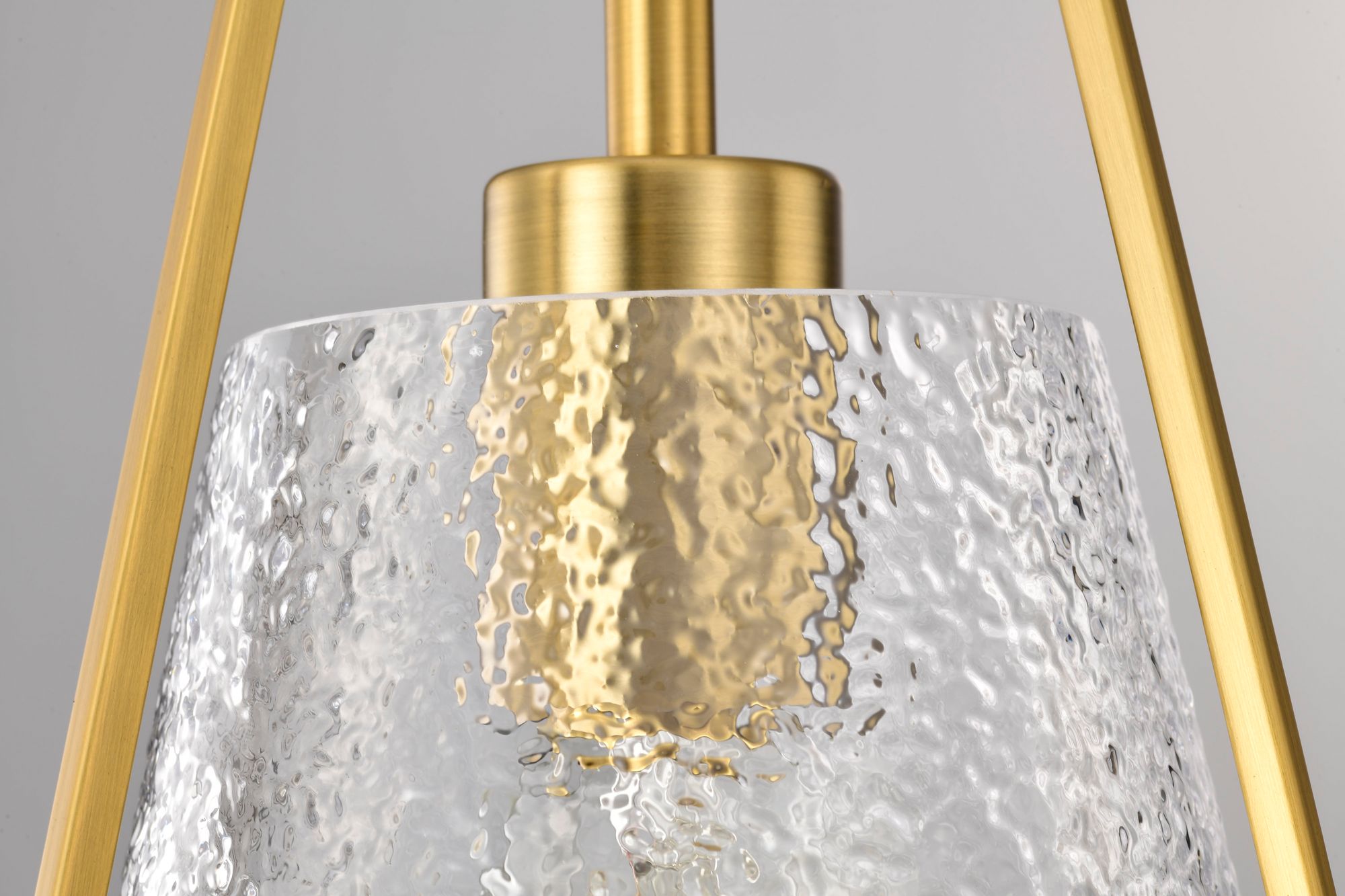 Nuvo Valentine 8" Wide Vintage Brass Small Pendant