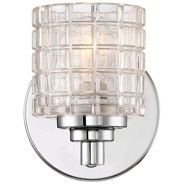 Image 1 Nuvo Votive 5 1/2" High Clear Glass Vanity Wall Light Sconce