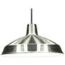 Thumbnail2 of Nuvo Warehouse 16" Wide Modern Industrial Silver Metal Pendant Light