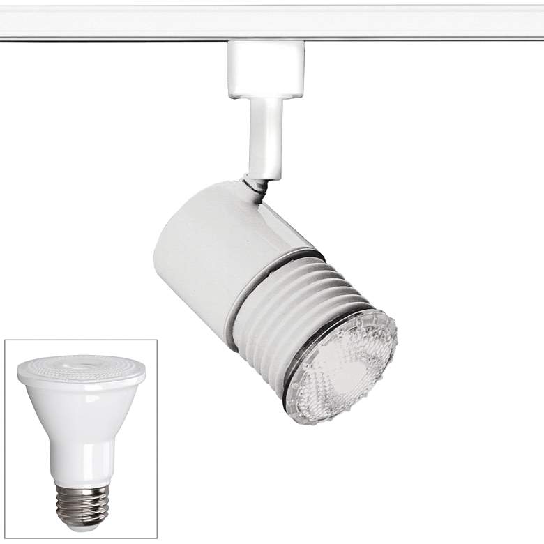 Image 1 Nuvo White Mini PAR20 LED Holder Track Head