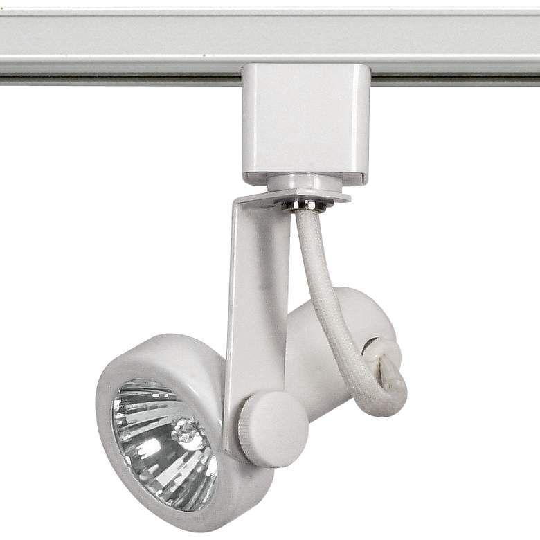 Image 1 Nuvo White MR16 Gimbal Ring Track Head
