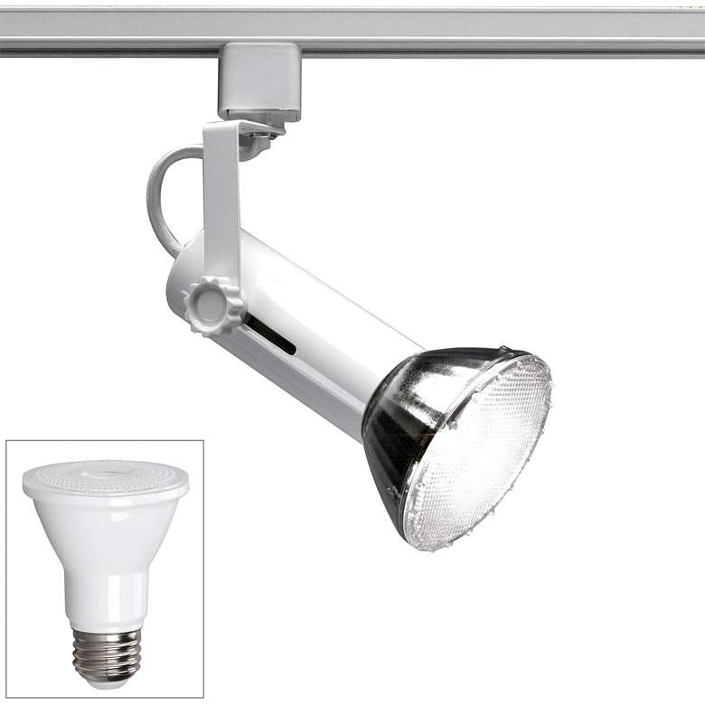 Image 1 Nuvo White PAR20 LED Holder Track Head