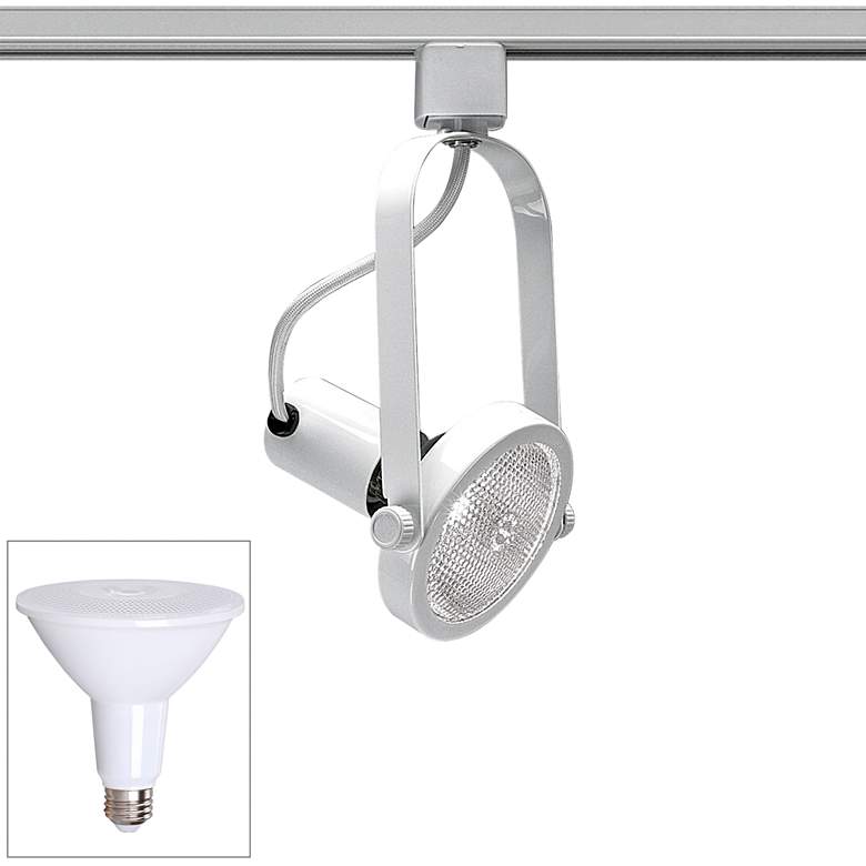 Image 1 Nuvo White PAR38 LED Gimbal Ring Track Head