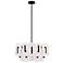 Nuvola 24" LED Chandelier Black
