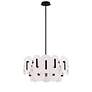 2_Nuvola 24" LED Chandelier Black more views