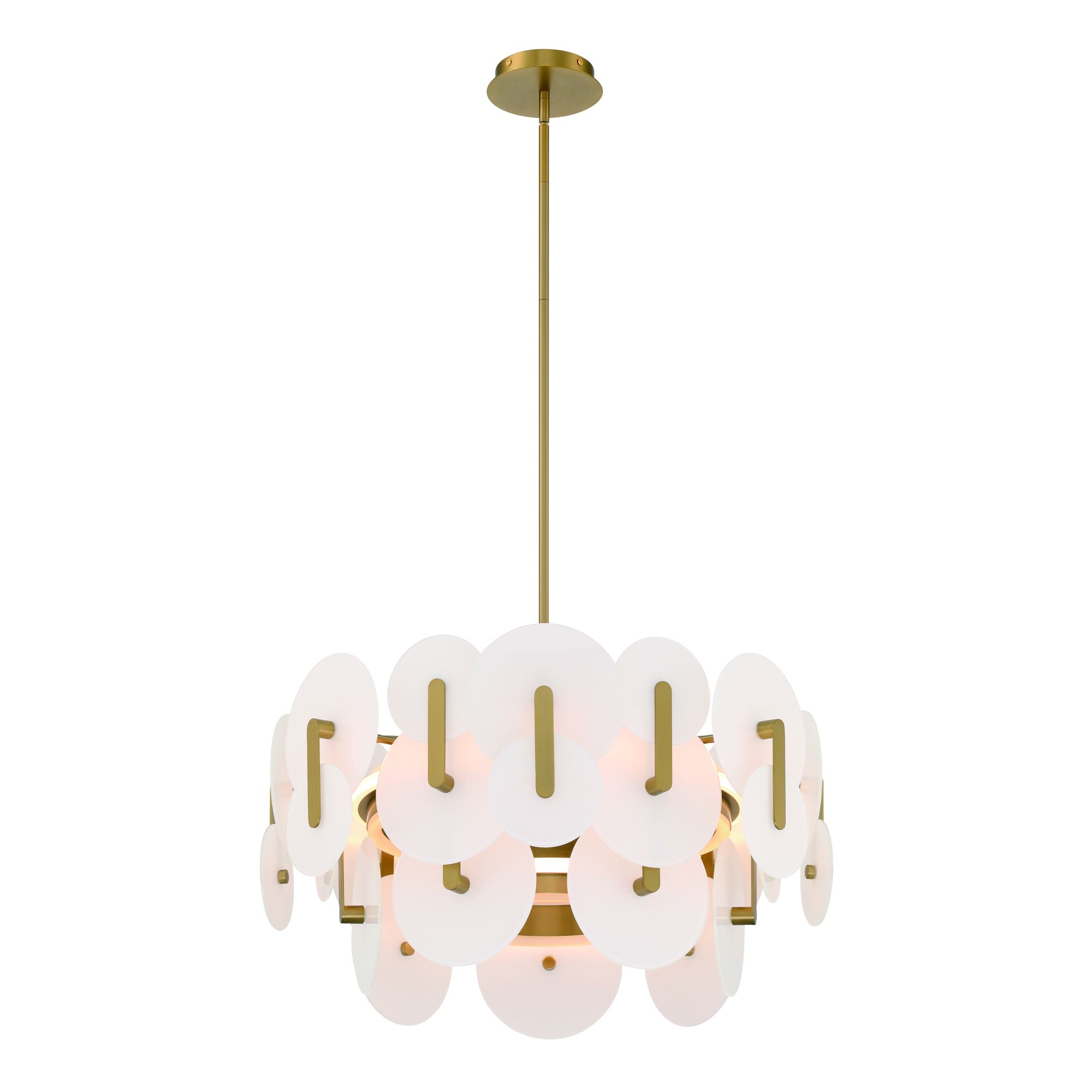 Image 3 Nuvola 24" LED Chandelier  Gold more views