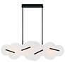 1_Nuvola 56" LED Chandelier Black