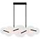 Nuvola 56" LED Chandelier Black