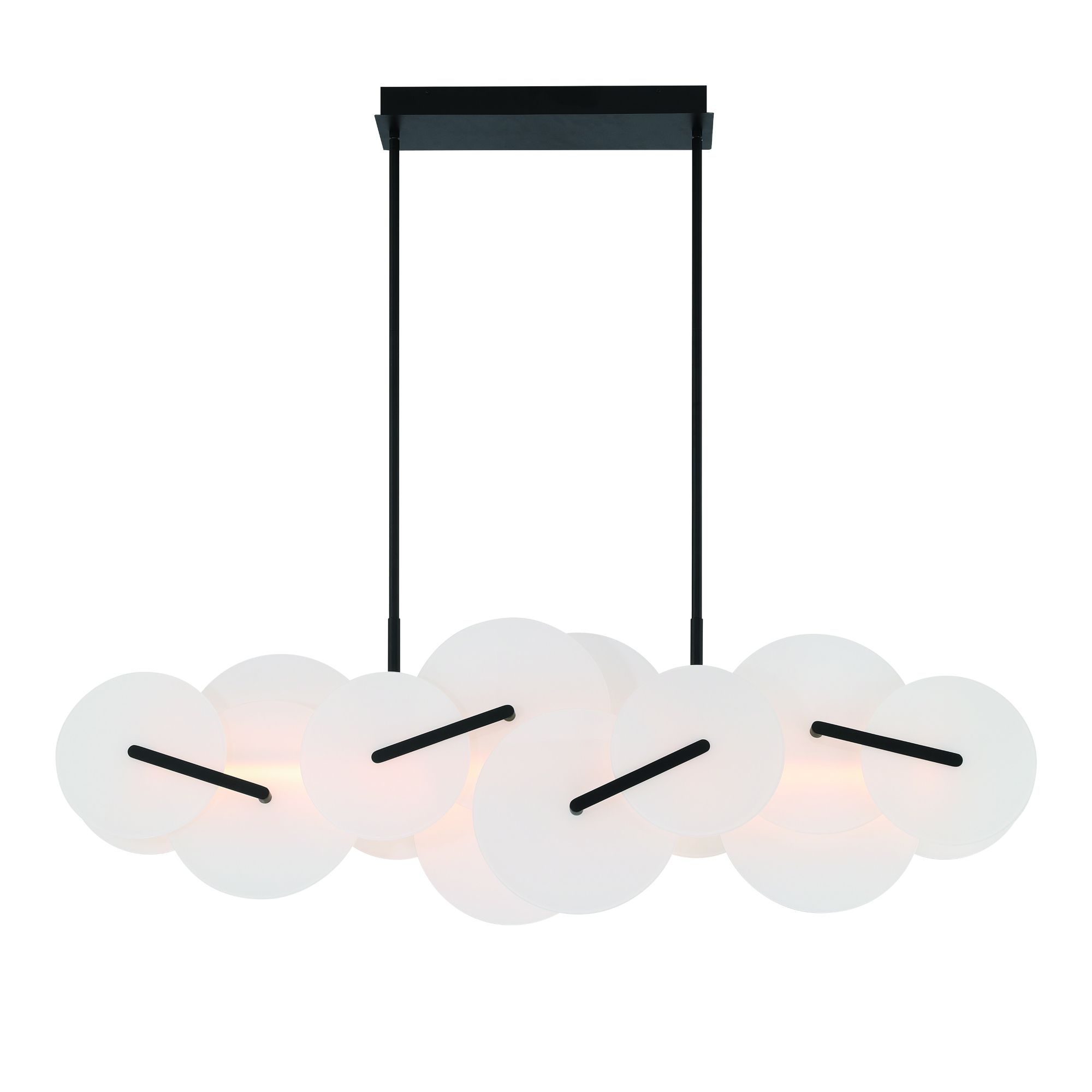 Image 2 Nuvola 56" LED Chandelier  Black more views