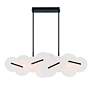 2_Nuvola 56" LED Chandelier Black more views