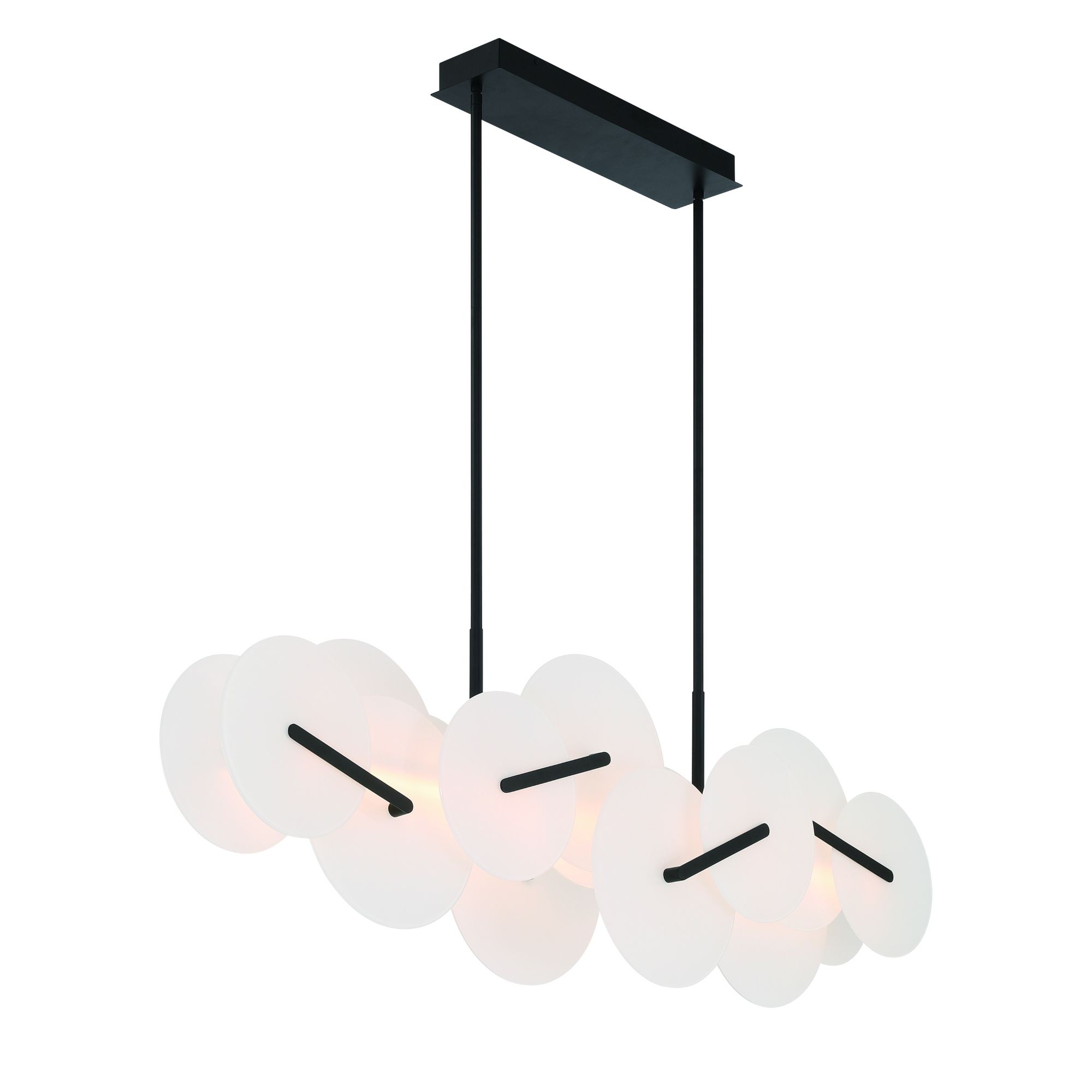 Image 4 Nuvola 56" LED Chandelier  Black more views
