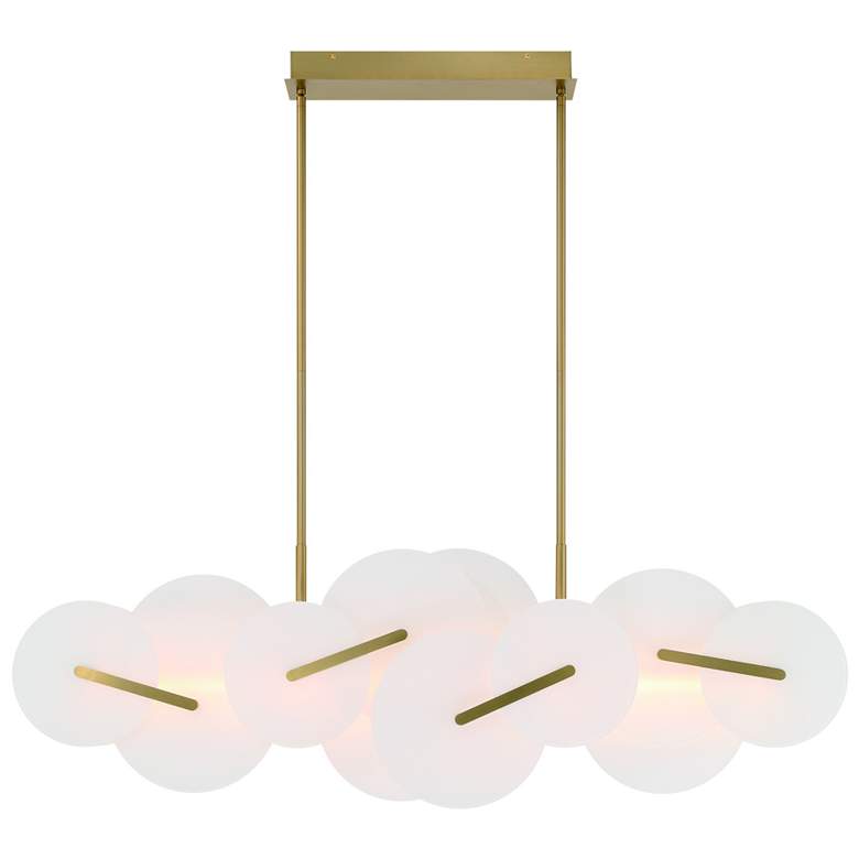 Image 1 Nuvola 56" LED Chandelier Gold