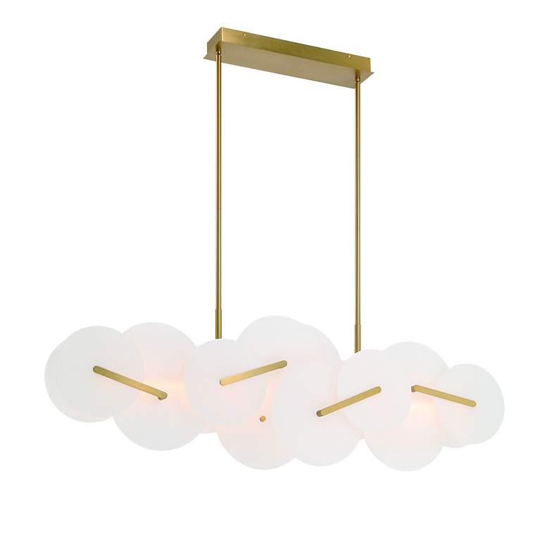 Image 3 Nuvola 56" LED Chandelier Gold more views