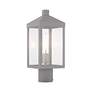 3_Nyack 1 Light Nordic Gray Outdoor Post Top Lantern more views